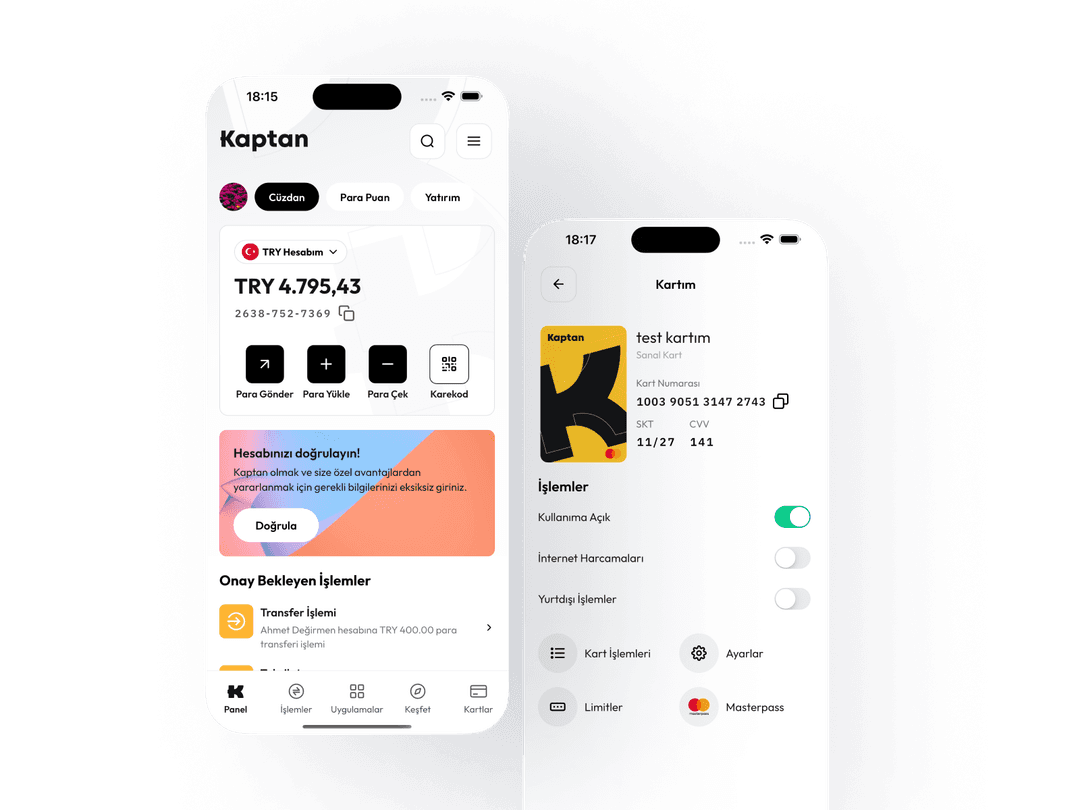 Kaptan Mobil Uygulama